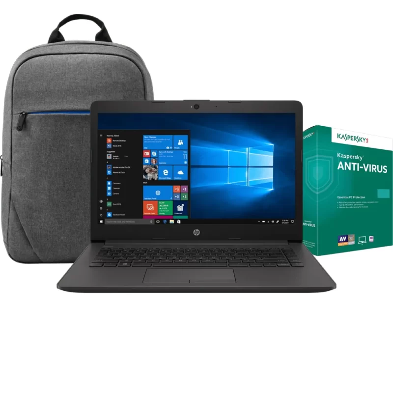 HP 14-ck2097la + Kaspersky + HP Backpack  | Intel Celeron, 4GB, 1TB DD, Pantalla 14", Windows 10