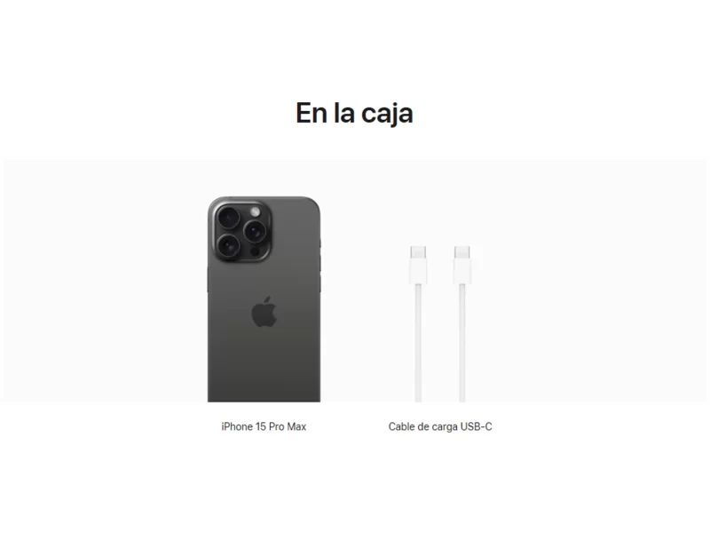 iPhone 15 Pro Max | 256GB, Black Titanium - Imagen 5