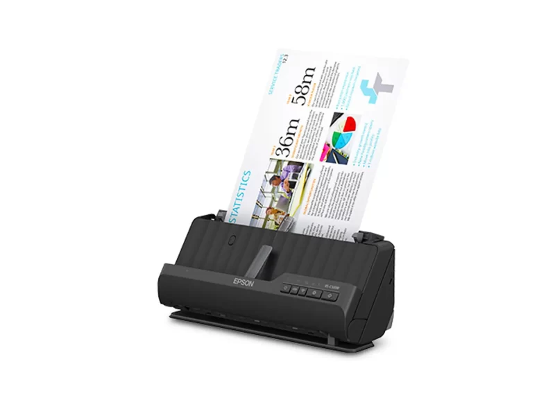 Epson WorkForce ES-C320W | Escáner Compacto de Documentos, Inalámbrico, Alimentador Automático - Imagen 2