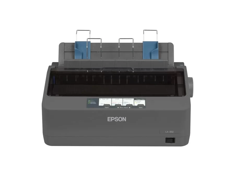 Epson LX-350 - Impresora de Impacto, 9 pines, hasta 390 cps, USB, Paralelo