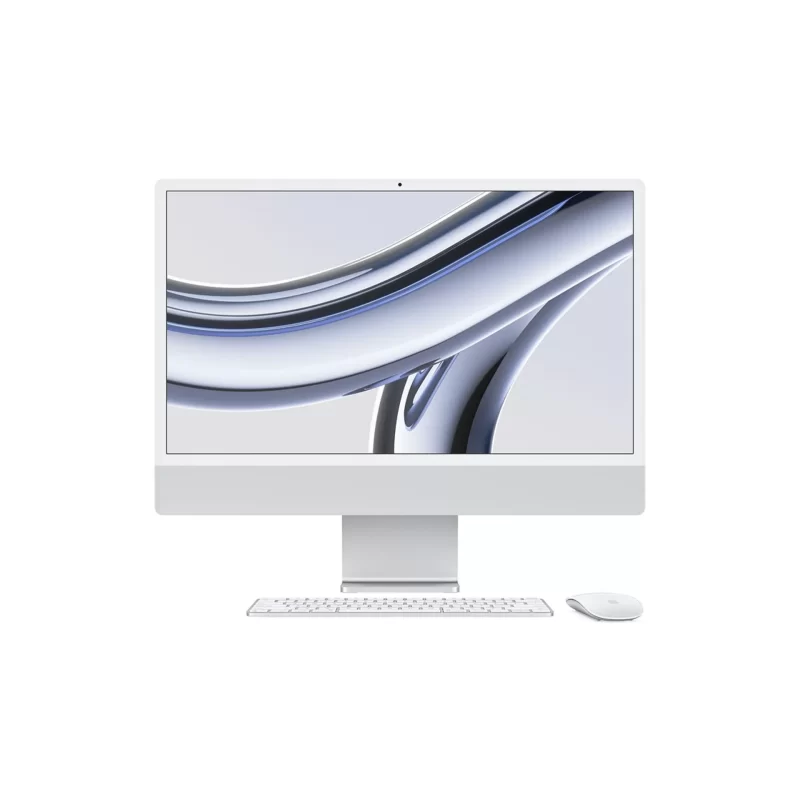 iMac, 24 Pulgadas 4.5K, M3, 16GB RAM, 512GB SSD, Color Plata, Teclado Español
