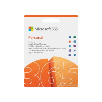 Microsoft 365 Personal - 1 Año, 1 Equipo