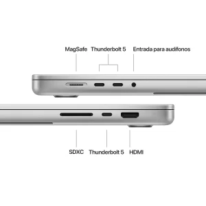 MacBook Pro (2024) - Apple M4 Max, 36GB, 1TB, Pantalla 16", Silver