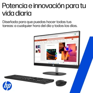 HP 24-cr0233la - AMD Ryzen 3, 8GB, 512GB SSD, Pantalla 23.8" FHD, Windows 11 Home